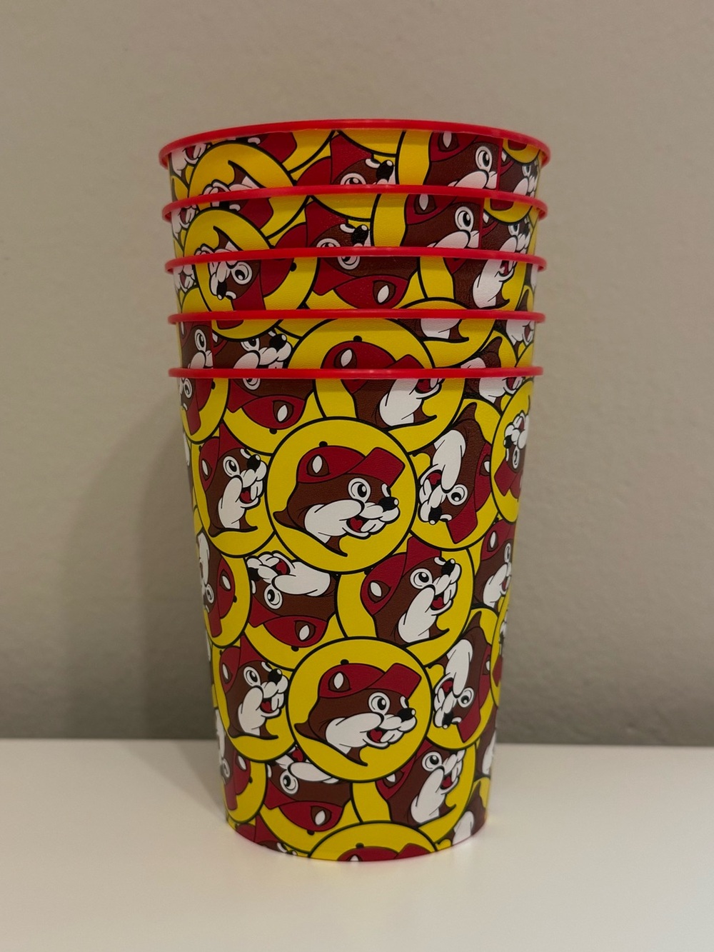 Set of 5 Buc-ee's Party Cups | Collectible Drink Cups